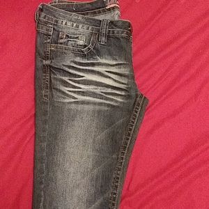 Wallflower jeans size 7 legendary bootcut dark was
